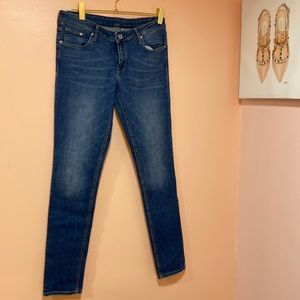 Gently loved skinny low waist size 33/34 H&M jeans.